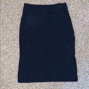 Gap Navy Slit skirt